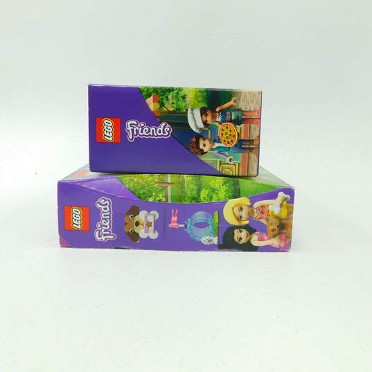 2 Sealed Lego Friends Building Sets Doggy Day Care & Heartlake City Pizzeria 41691 41705 image number 3