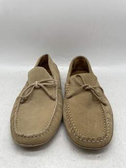 Mens Beige Suede Slip On Moc Toe Loafer Shoes Size EUR 41 W-0557640-G alternative image