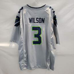 Nike NFL Seattle Seahawks Wilson Gray Football Jersey NWT Size 2XL alternative image