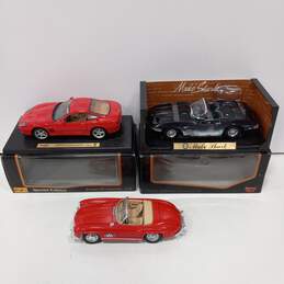 3pc. Lot of Assorted 1:18 Die-Cast Replica Cars