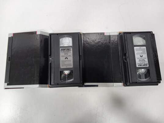 Bundle of 10 Assorted Star Trek The Next Generation VHS Tapes image number 5