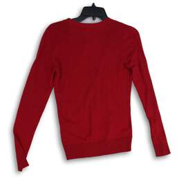 NWT 7th Avenue New York & Company Womens Red Cardigan Sweater Size XS alternative image