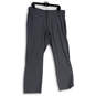 Mens Gray Flat Front Slash Pocket Straight Leg Chino Pants Size 36X30 image number 1