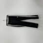 Mens Black Regular Fit Flat Front Elastic Waist Pull-On Track Pants Size S image number 1