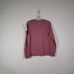 NWT Mens Striped Crew Neck Long Sleeve Pullover T-Shirt Size Small alternative image