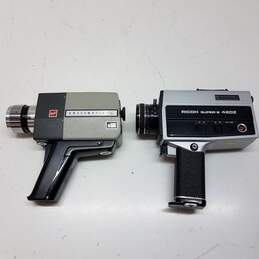 Vintage Video/Movie Camera Lot Ricoh Super 8 420Z GAF Anscomatic  - Untested