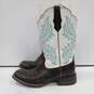 Men's White & Brown Ariat Boots Size 9B image number 1