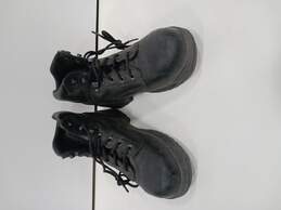 Women's Pro Powerfit Black Leather Boots Size 7M