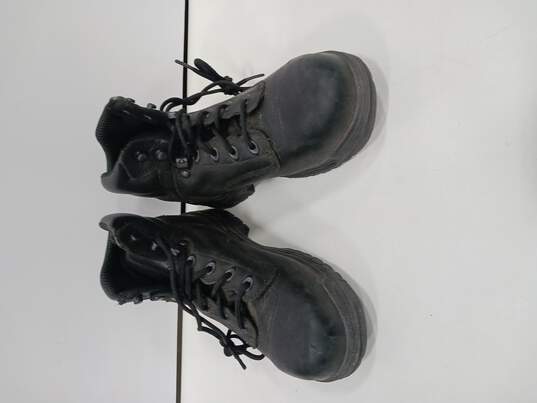 Women's Pro Powerfit Black Leather Boots Size 7M image number 1