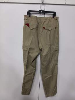 Bugle Boy Authentic Men's Khaki 100% Cotton Cargo Pants Size 36x34 alternative image