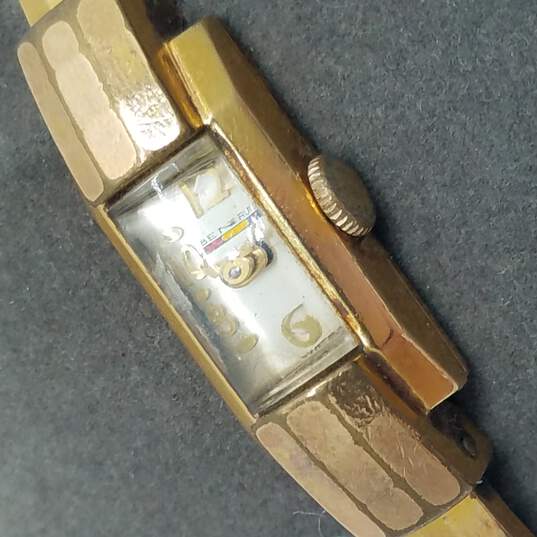 Benrus 20 Micron GP Vintage Double Hinged Bangle Watch image number 5