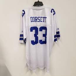 NWT Mens White Dallas Cowboys Phillip Dorsett#33 Football NFL Jersey Sz 2XL alternative image