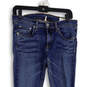 Womens Blue Denim Medium Wash 5 Pocket Design Skinny Leg Jeans Size 29 image number 3