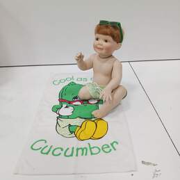 The Ashton Drake Galleries "Cool as a Cucumber" Porcelain Doll w/Box alternative image