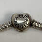 Designer Pandora S925 ALE Sterling Silver Snake Chain Bracelet With Charm image number 4