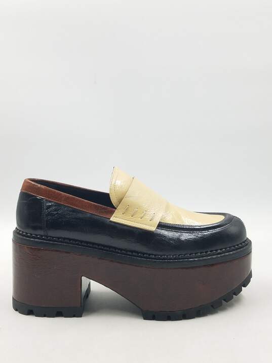 Authentic Marni Black Platform Loafers W 9 image number 1