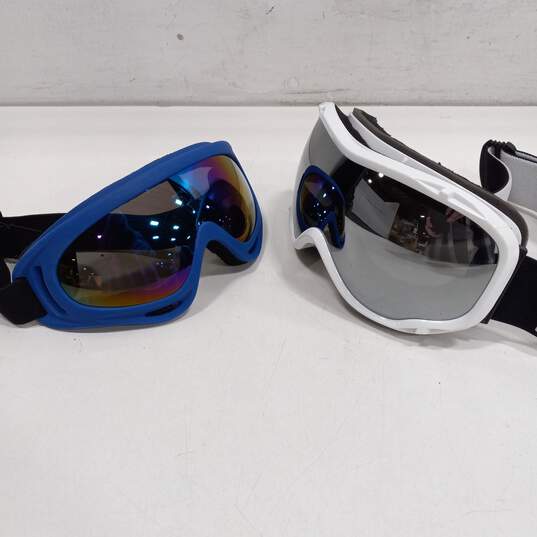 BUNDLE OF 4 MOTORCROSS RIDING GOGGLES 2 WITH CASES image number 6