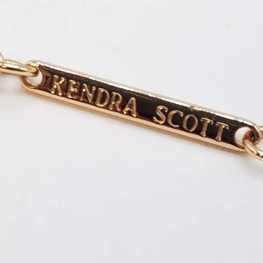 Kendra Scott Gold Tone Druzy Pendant Necklace 4.6g image number 5