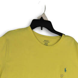 Womens Yellow Crew Neck Short Sleeve Pullover T-Shirt Size XL alternative image