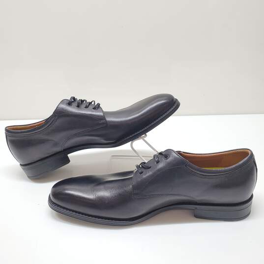 Florsheim Men's Black Plain Toe Derby Lace Up Shoe sSize 9.5 image number 1