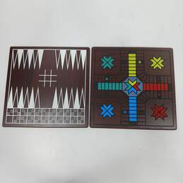 Wooden Multi-Board Game Box alternative image