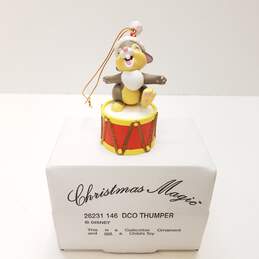 Vintage Disney DCO Thumper Christmas Magic Ornament Collection, Grolier 26231 146 IOB