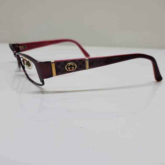 AUTHENTICATED GUCCI GG2910 RED Rx EYEGLASS FRAMES ONLY 54|17 image number 4