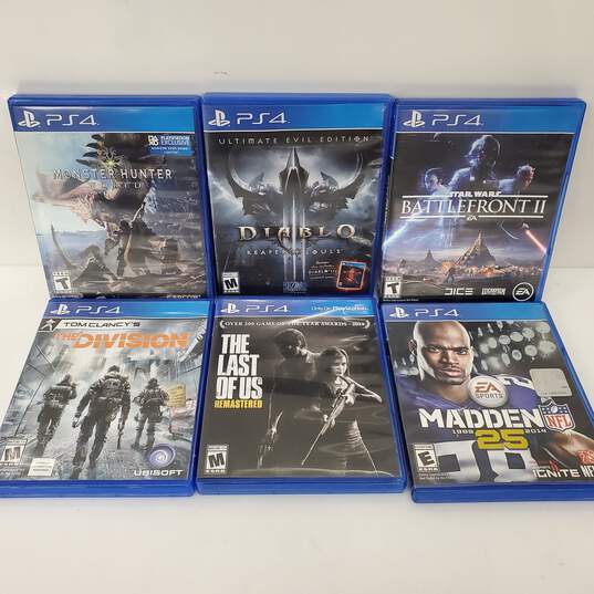 PS4 Assorted Games Lot x6 #2 image number 1