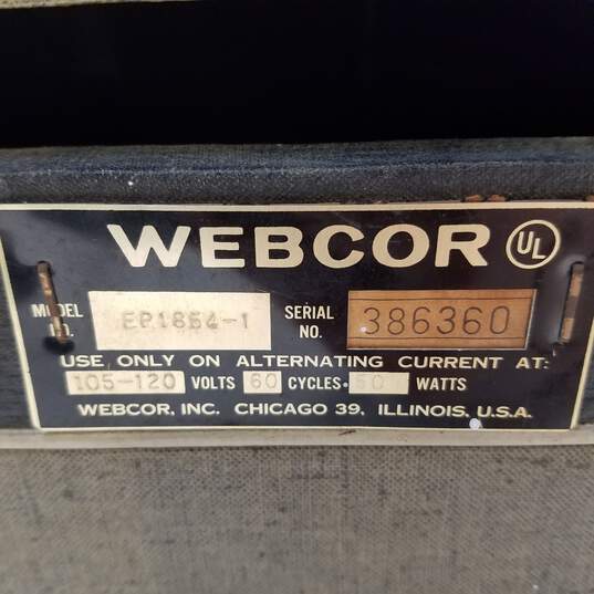 Webcor High Holiday Cornet Record Player EP1854-1- FOR PARTS OR REPAIR ONLY image number 8
