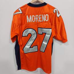 Men’s NFL Reebok Onfield Denver Broncos #27 Moreno Jersey Sz 50 alternative image