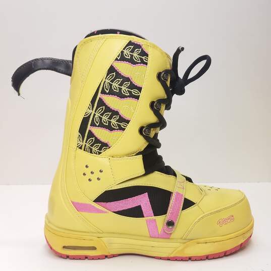 Vans Hi Standard Snowboarding Women's Boots Yellow Size 10W image number 5
