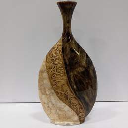 Faux Marble Ceramic Decorative Vase alternative image