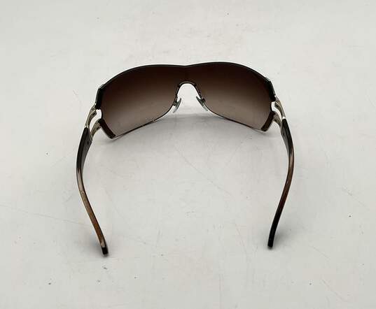 Bulgari Women's Shield Sunglasses Brown & Gold With Crystal Frame image number 5