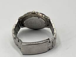 Mens Silver Tone Rotate Bezel Quartz Analog Wristwatch 84g J-0527652-J-10 alternative image