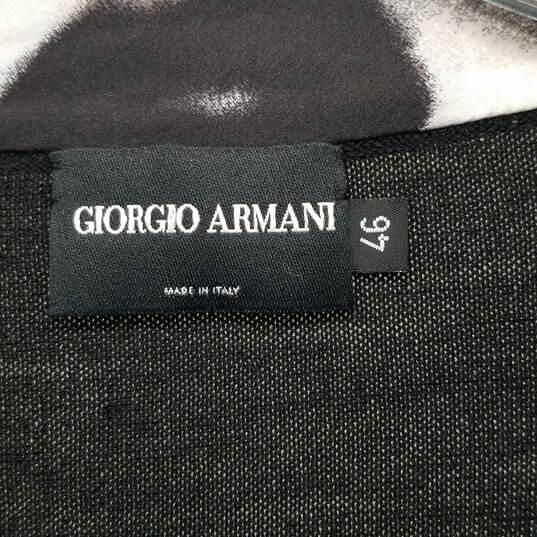 AUTHENTICATED Giorgio Armani Black Wool Blend Knit Top Size 46 image number 3