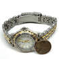Designer Fossil PR5009 Two-Tone Analog White Round Dial Quartz Wristwatch image number 2