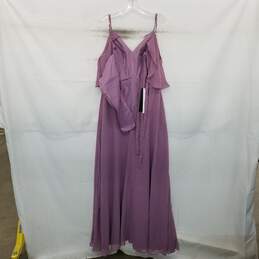 Ryanth Lavender Sweet Heart Long Evening Dress WM Size 8 NWT alternative image