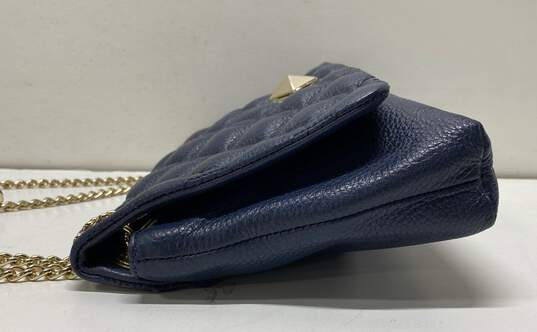 Kate Spade Crossbody Flat Navy Blue Leather image number 4