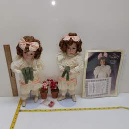 The Good Little Girl With A Curl Dolls w/ COA - Item 002 083023MJS