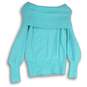 NWT Lilly Pulitzer Womens Blue Off The Shoulder Neck Pullover Sweater Size XXS image number 2