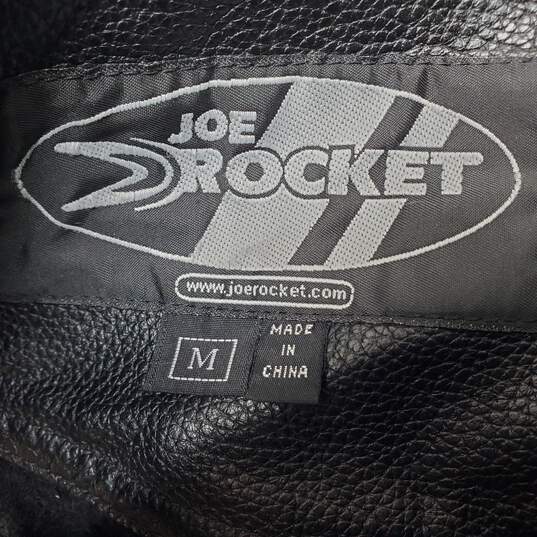 Joe Rocket Black Leather Motorcycle Chaps M image number 5