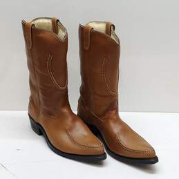 Double H Leather Western Cowboy Boots Size 11