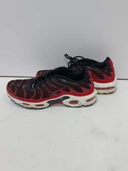 Nike Air Max Plus TN Men's Black/Red Size 10 Sneakers