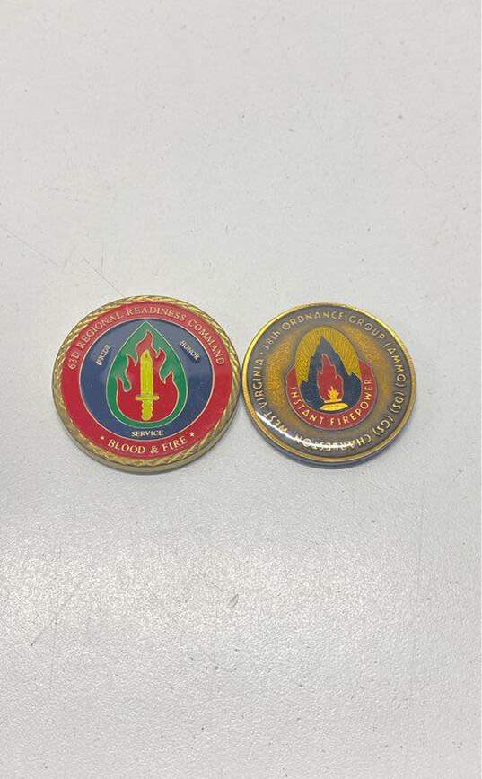 Military Challenge Coin Lot of 2 image number 1