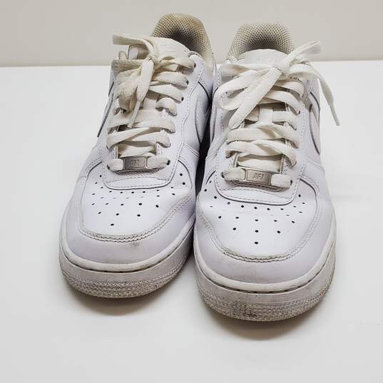 Nike Air Force 1 Low White Sneakers Women's 7.5 image number 2