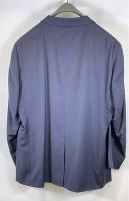 Joseph & Feiss Mens Blue Long Sleeve Single Breasted Notch Lapel Blazer Size 52R alternative image
