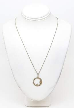 Ethereal 925 Moon Pendant Necklace & Marcasite Crescent & Rose Quartz Earrings alternative image