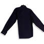 NWT Mens Navy Blue Long Sleeve Spread Collar Button-Up Shirt Size Large image number 2