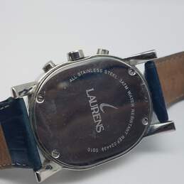Laurens 37mm St Steel Leather Quartz Multi Dial Watch 91g alternative image
