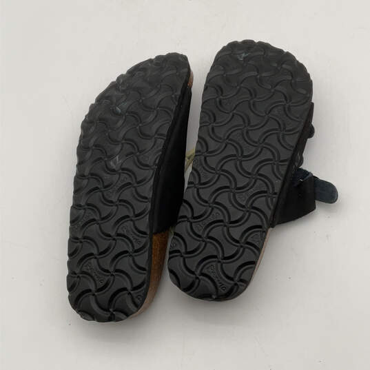 NWT Womens Black Open Toe Adjustable Strap Slip-On Slide Sandals Size 5 image number 7
